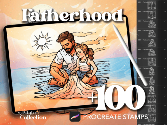 100 Father s Day Procreate Stamps: A Creative Way to Honor Dads in Digital Art