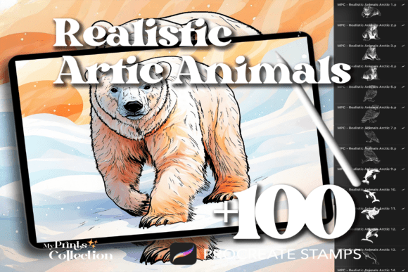 100 Procreate Arctic Realistic Animal: Enhancing Digital Art with Precision and Purpose