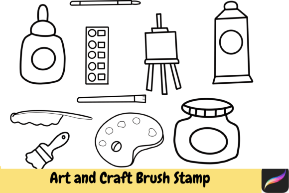 Art Craft Brush Stamps Procreate: Elevating Digital Creativity with Hand-Drawn Elements