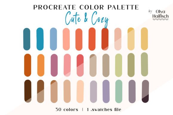 Cute Cozy Procreate Color Palette: A Practical Review for Digital Artists