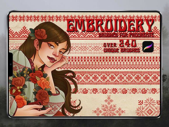 Discover the Beauty of Slavic Embroidery Brush Stamps for Procreate: A Creative Fusion of Tradition and Technology