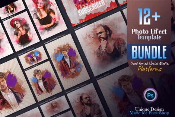 Enhance Your Visual Content with the Multipurpos Artistic Photo Effect Bundle