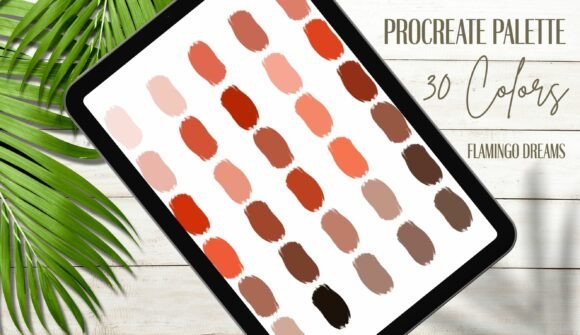 Flamingo Dreams Procreate Palette: Elevating Digital Creativity with Nature-Inspired Color