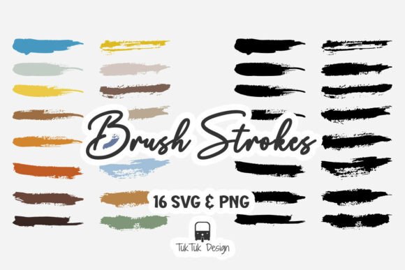 Paint Brush Stroke Elements for Design: A Versatile Toolkit for Creative Projects