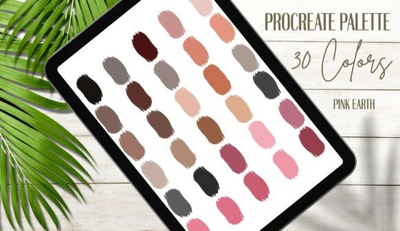 Pink Earth Procreate Palette: Create Designs That Stand Out