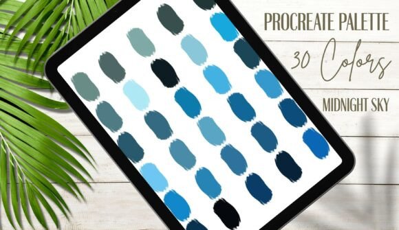 Procreate Midnight Sky Color Palette: A Review for Digital Artists