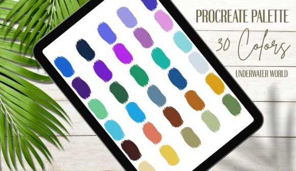 Procreate Palette Underwater World: A Creative Dive into Ocean-Inspired Design