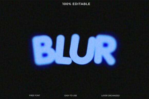 Soft Blur Neon Text Effect: Creating Dreamy Typography for Modern Design Projects