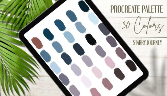 Starry Journey Procreate Color Palette