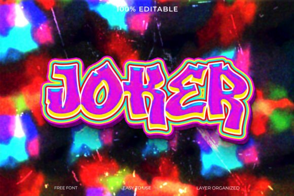 The Joker Graffiti Street Art Text Effect: A Vibrant Design Trend for Modern Creatives
