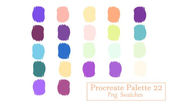 Vivid Harmony — Procreate Palette 22: Elevate Your Digital Art with Thoughtfully Curated Color